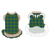 Paw Scouts - Paw Scouts Plaid - La Petite Shimmy Dress With Double Skirt